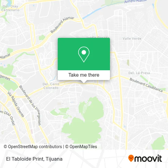 El Tabloide Print map