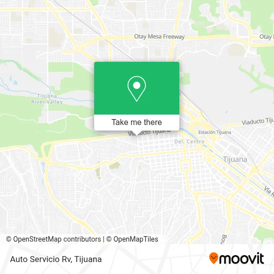 Auto Servicio Rv map