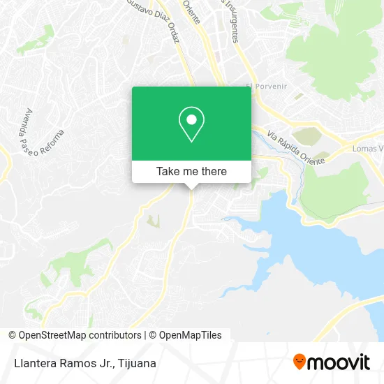 Llantera Ramos Jr. map