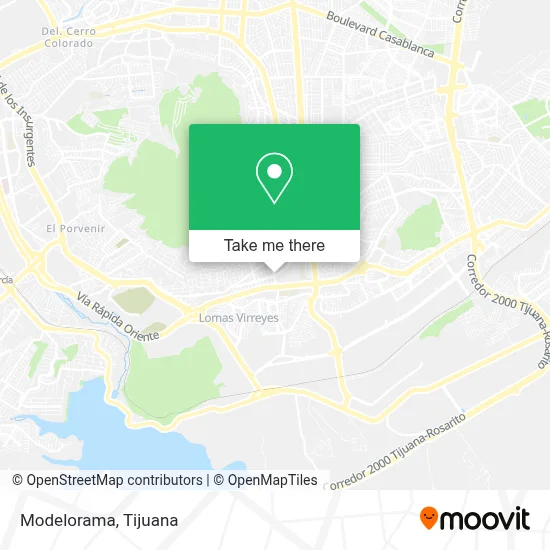 Modelorama map