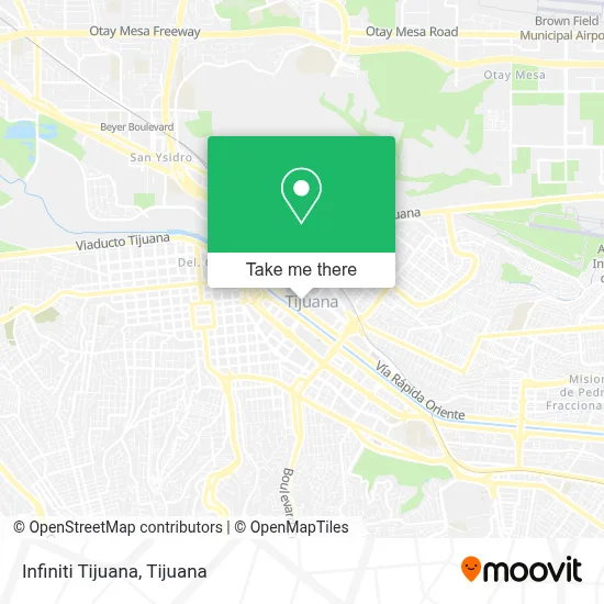 Infiniti Tijuana map