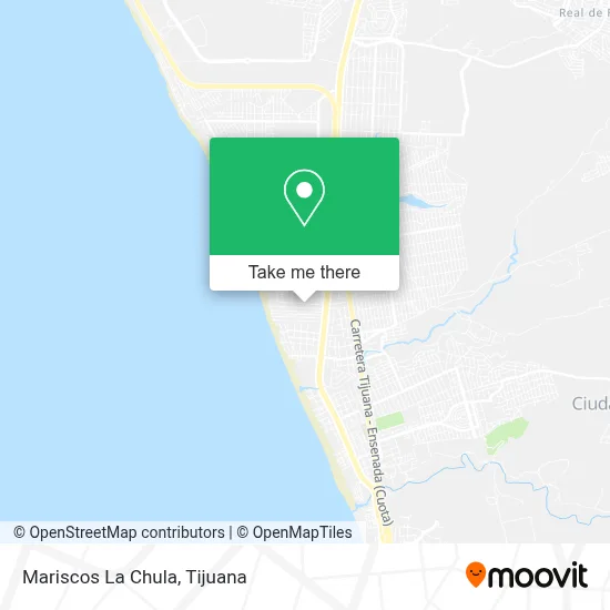 Mariscos La Chula map