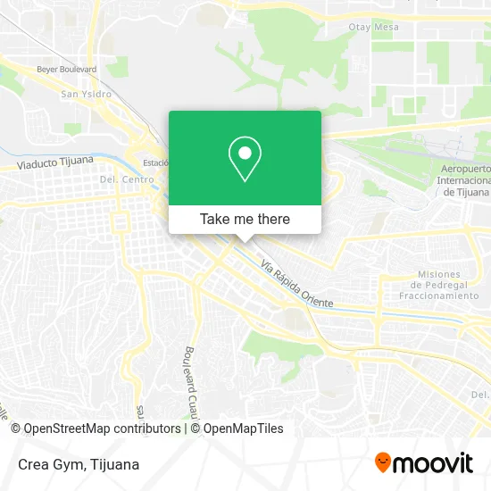 Crea Gym map
