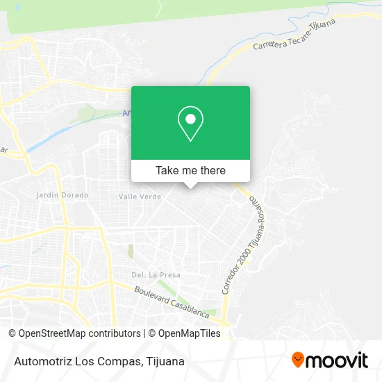 Automotriz Los Compas map