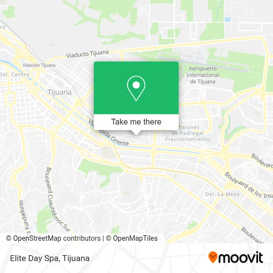 Elite Day Spa map