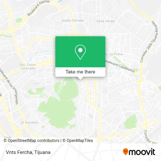 Vnts Fercha map