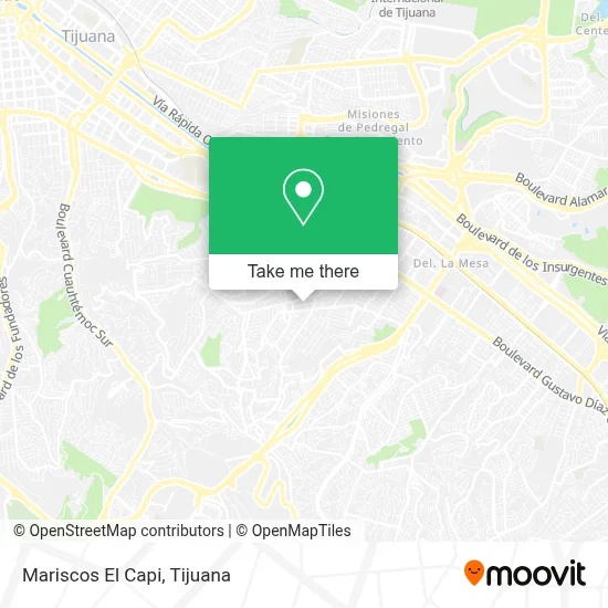Mariscos El Capi map