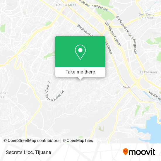 Secrets Llcc map