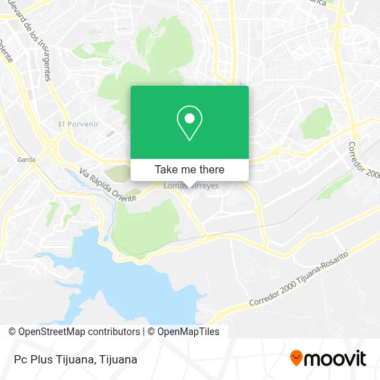 Pc Plus Tijuana map