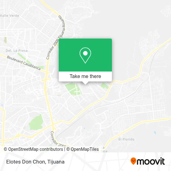 Elotes Don Chon map