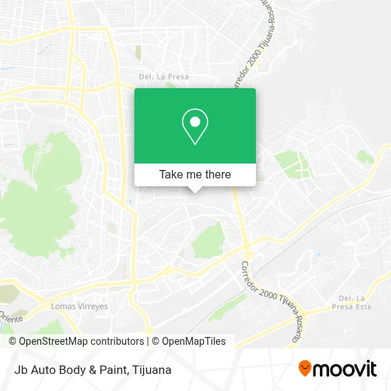 Jb   Auto Body & Paint map