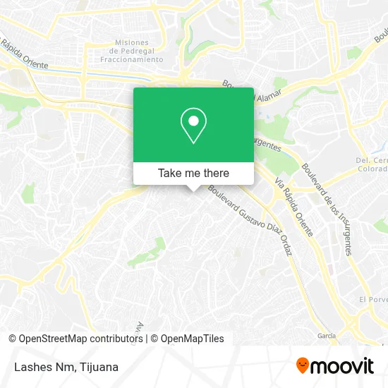 Lashes Nm map
