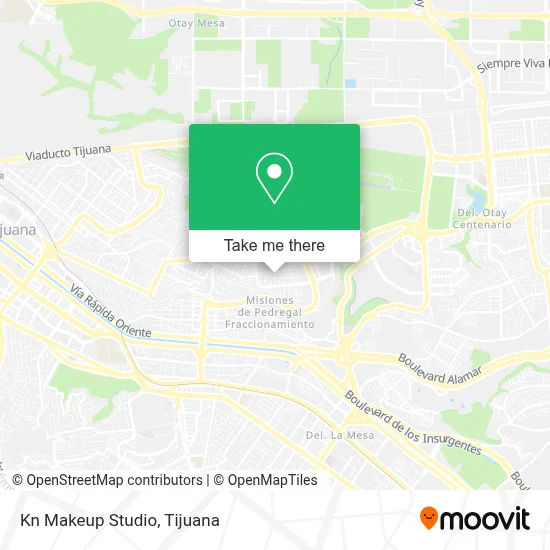 Kn  Makeup Studio map