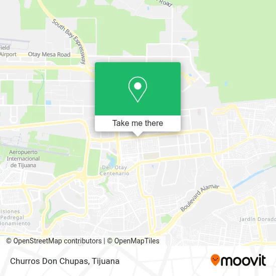 Churros Don Chupas map