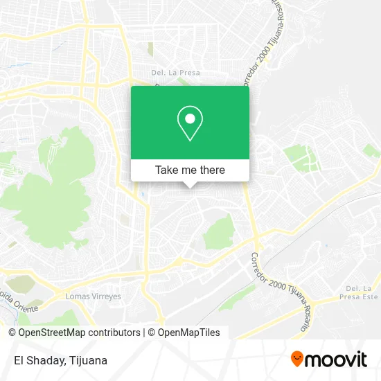 El Shaday map
