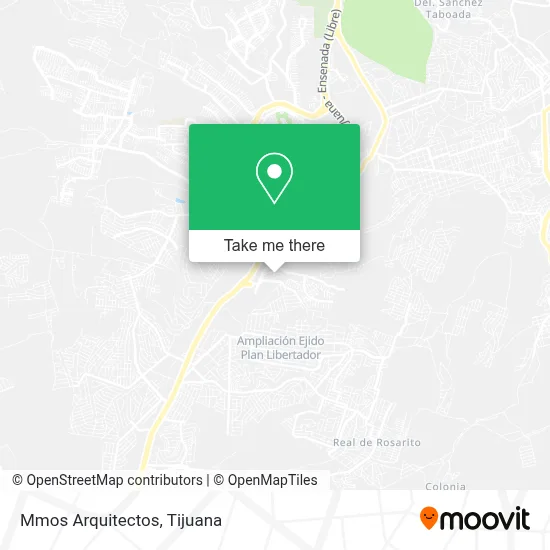 Mmos Arquitectos map