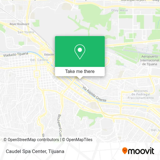Caudel Spa Center map