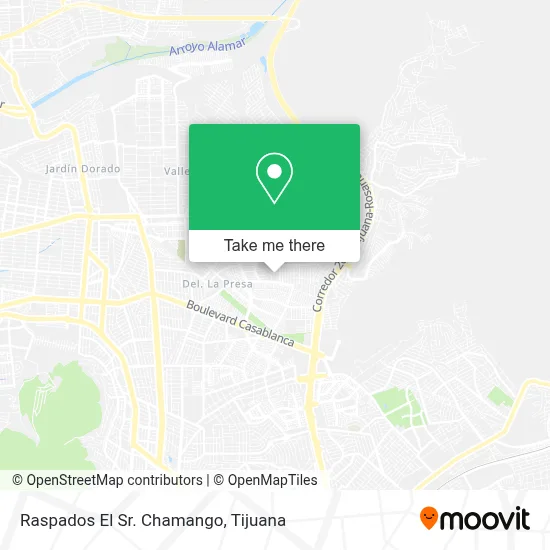 Raspados El Sr. Chamango map