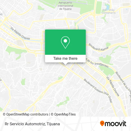 Rr Servicio Automotriz map