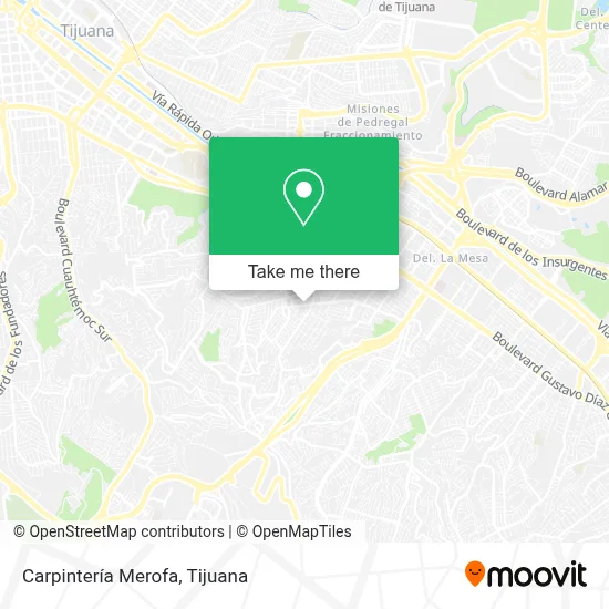 Carpintería Merofa map