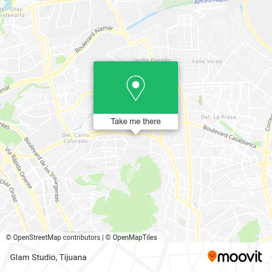 Glam Studio map