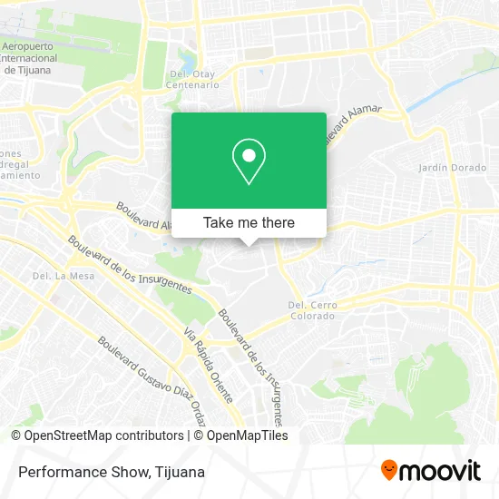 Performance Show map