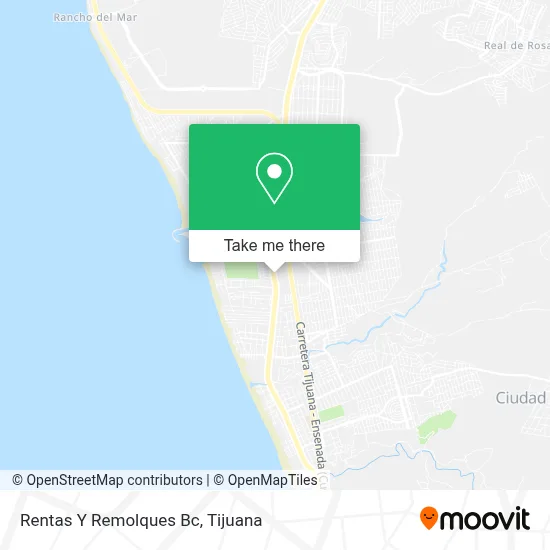Rentas Y Remolques Bc map