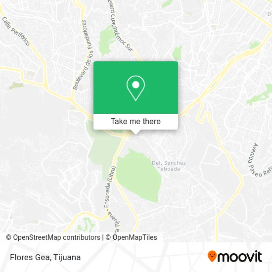 Flores Gea map