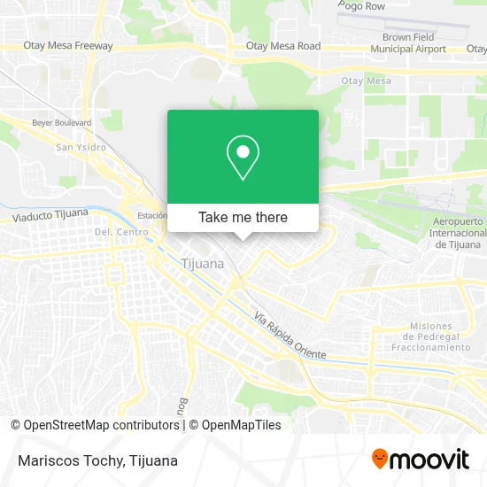 Mariscos Tochy map