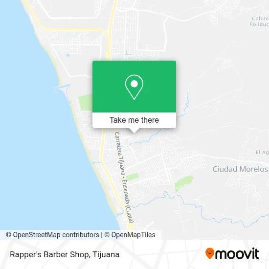Rapper's Barber Shop map