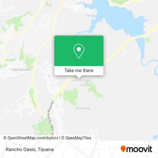 Rancho Oasis map