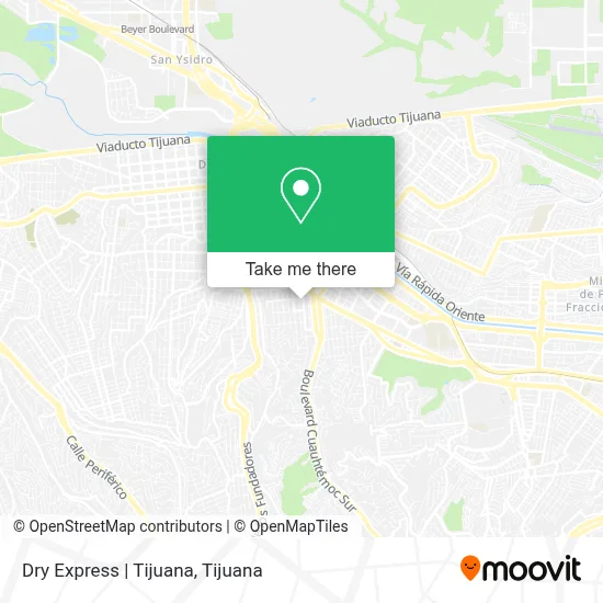 Dry Express | Tijuana map