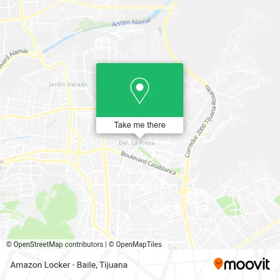 Amazon Locker - Baile map