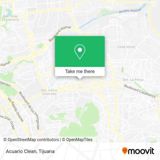 Acuario Clean map