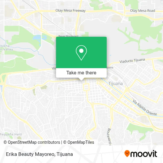 Erika Beauty Mayoreo map