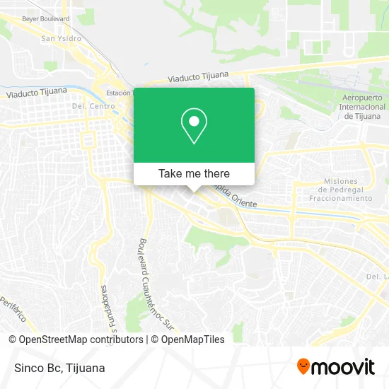 Sinco Bc map