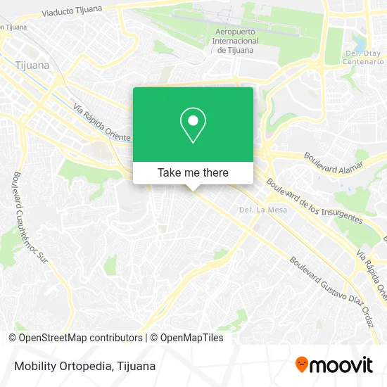 Mobility Ortopedia map