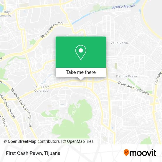 First Cash Pawn map