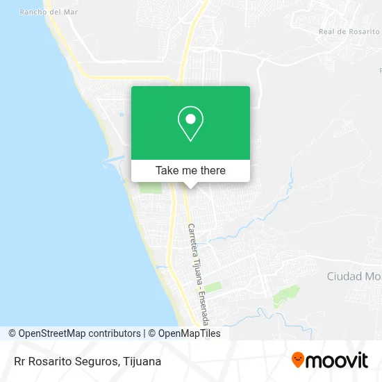 Rr Rosarito Seguros map