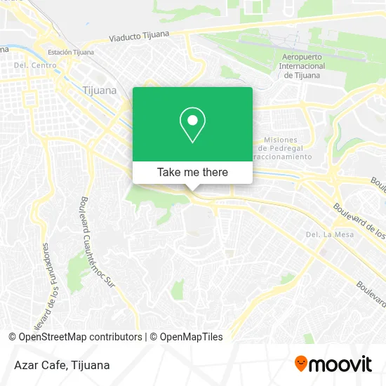 Azar Cafe map