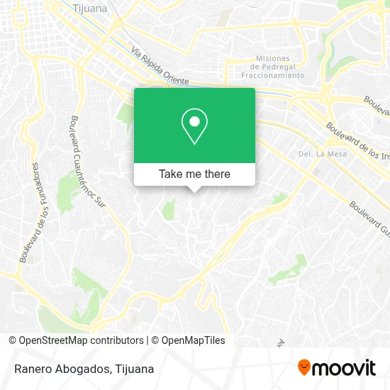 Ranero Abogados map