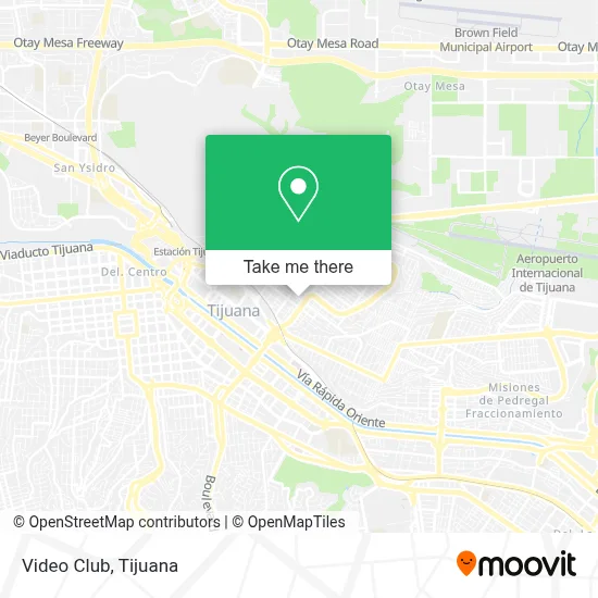 Video Club map