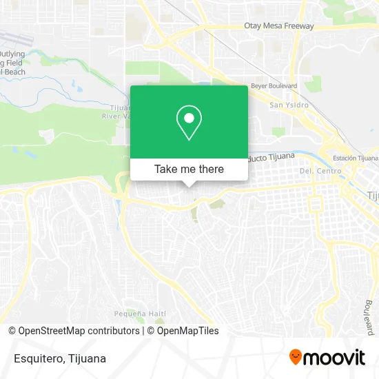 Esquitero map