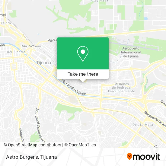 Astro Burger's map