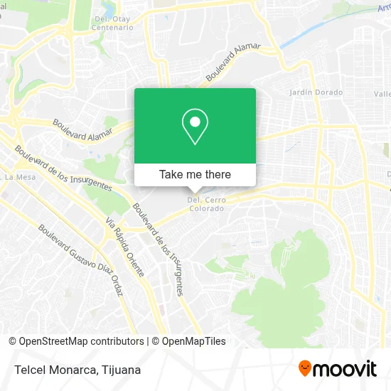 Telcel Monarca map