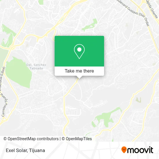 Exel Solar map