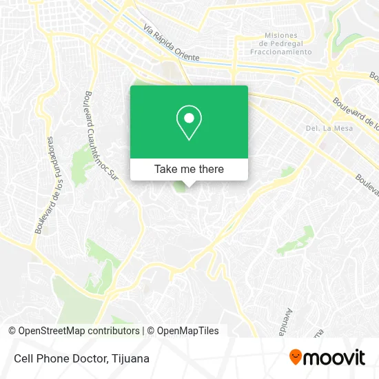 Cell Phone Doctor map
