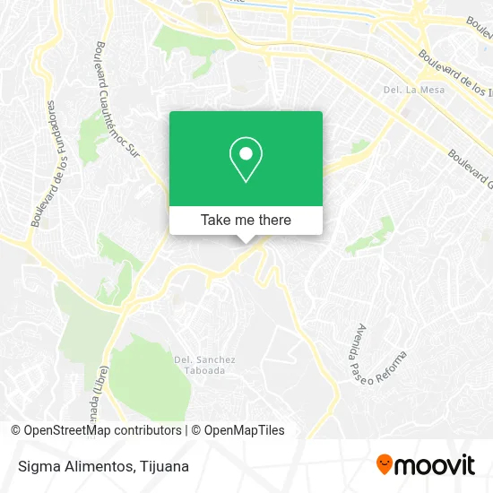 Sigma Alimentos map