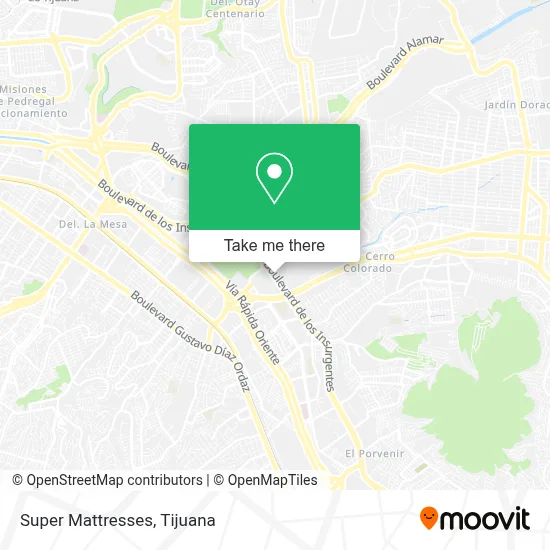 Super Colchones map