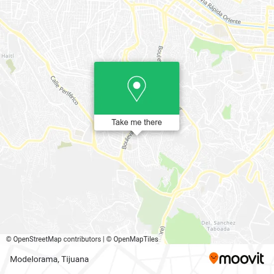 Modelorama map
